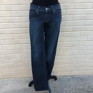 Habitual Caroline Low Rise Dark Blue Straight Leg Jeans Size 26